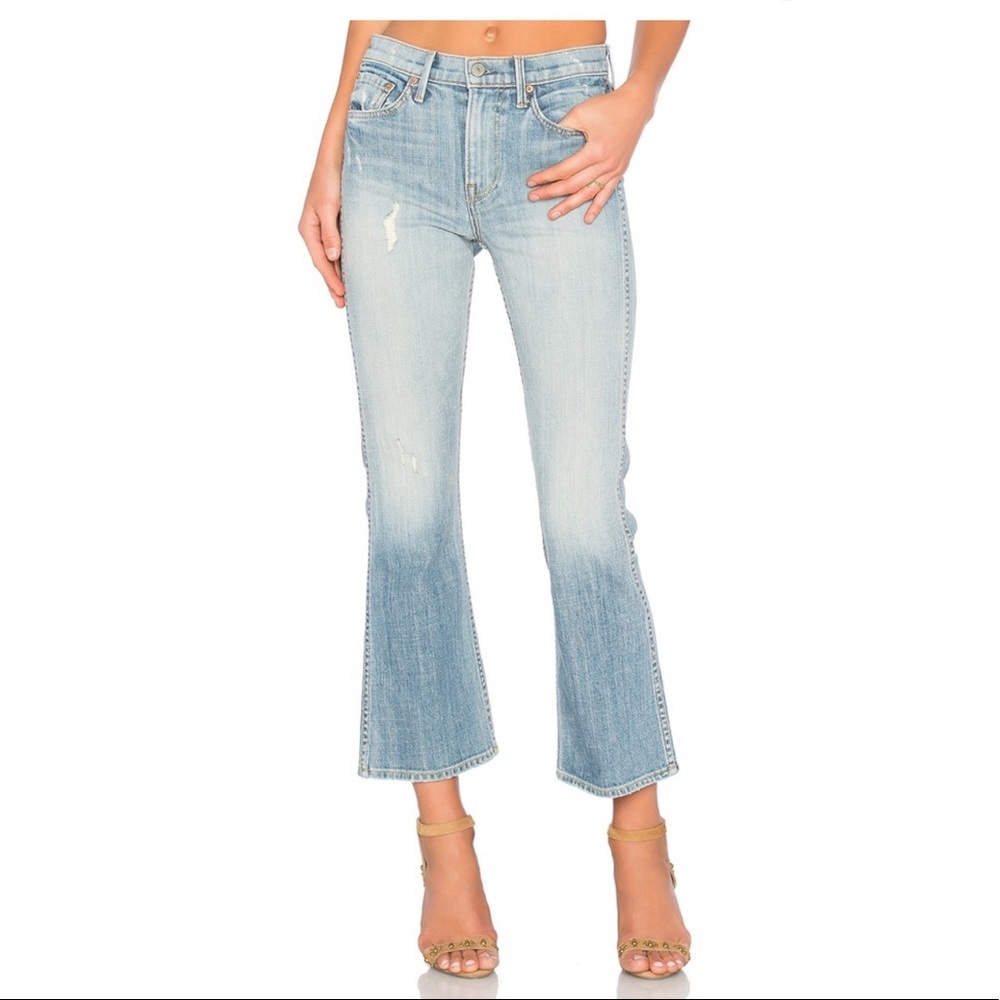 NWOT GRLFRND Joan Cropped Denim